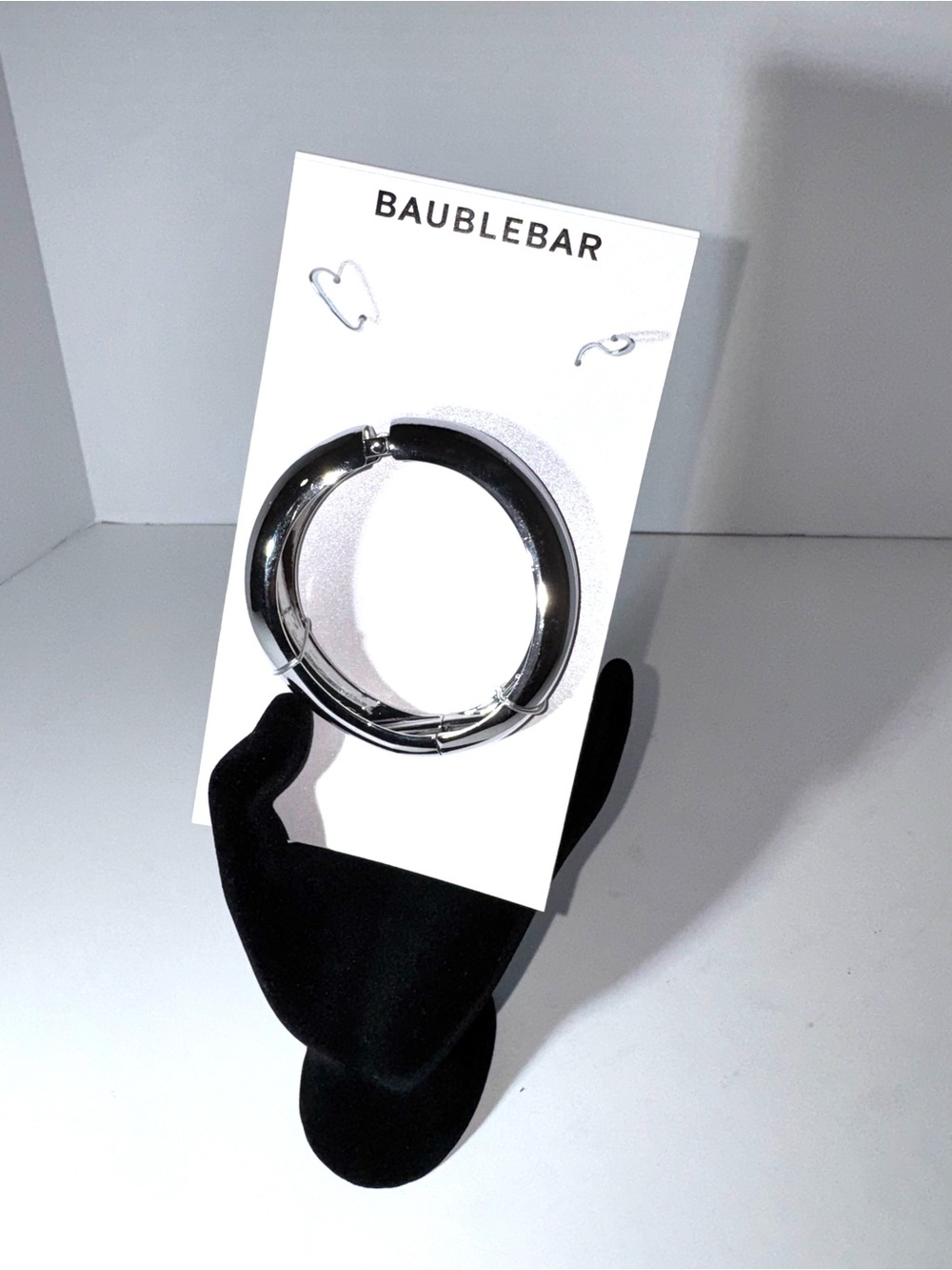 Baublebar Silver Tone Bangle Bracelet